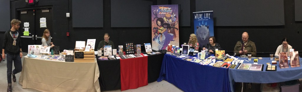 Our exhibition table